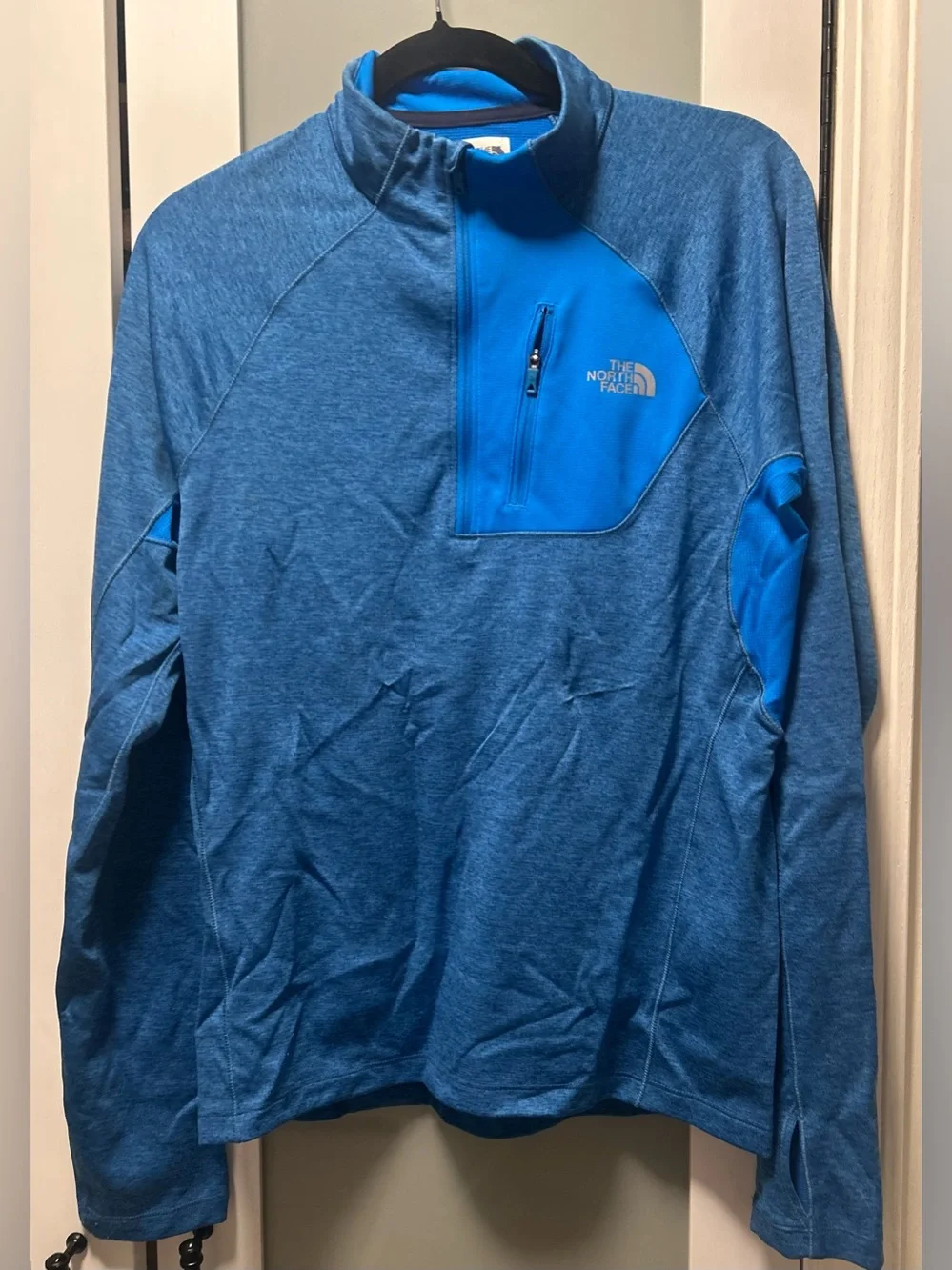 THE NORTH FACE FLASHDRY Half Zip Top Active Wear Men’s Size S Melange